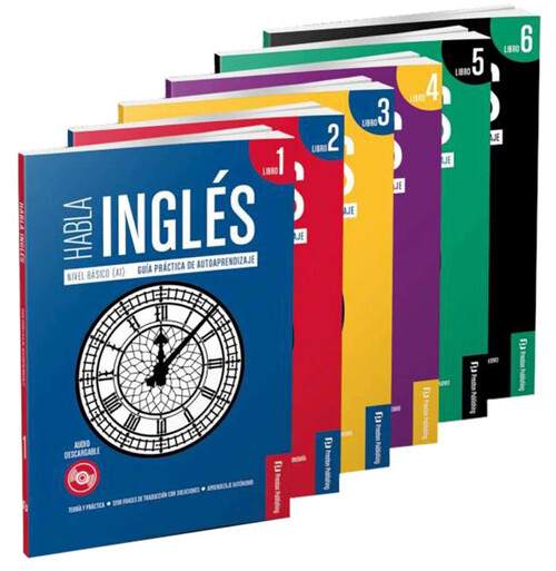 HABLA INGLES PACK COLECCION COMPLETA LIBROS 1 AL 6