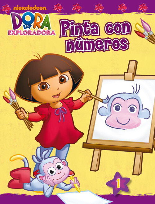 PINTA CON NUMEROS-DORA LA EXPLORADORA