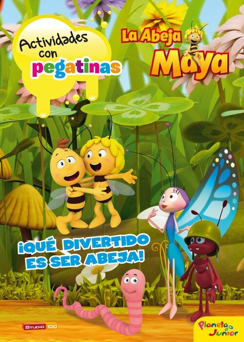 ABEJA MAYA ACTIVIDADES CON PEGATINAS QUE DIVERTIDO