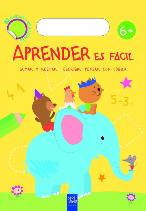 APRENDER ES FACIL +6 (COLOREAR, CONTAR,