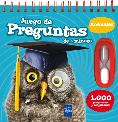 JUEGO DE PREGUNTAS DE 1 MINUTO ANIMALES AZUL