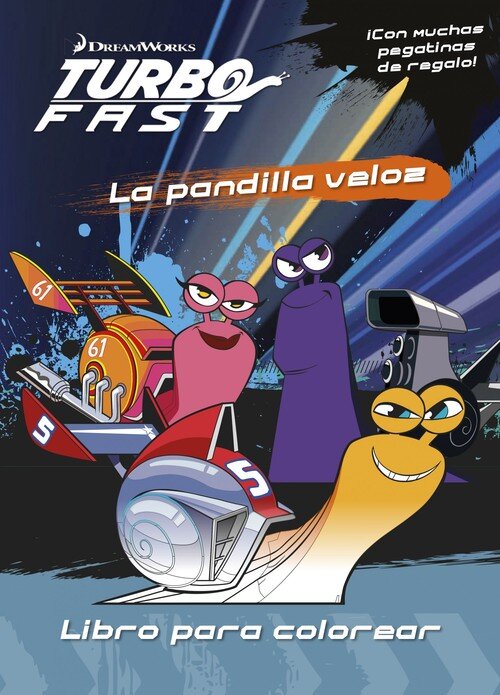 PANDILLA VELOZ.LIBRO COLOREAR-TURBO FAST