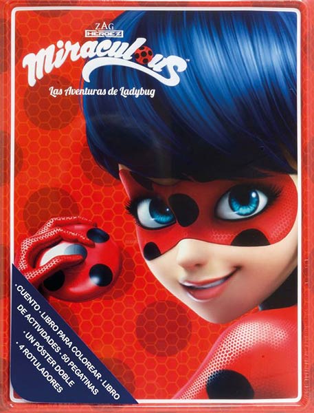 MIRACULOUS.LADYBUG.CAJA METALICA