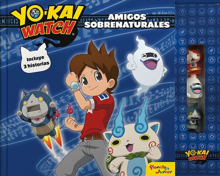 AMIGOS SOBRENATURALES. CON 3 FIGURITAS. YO-KAI WATCH