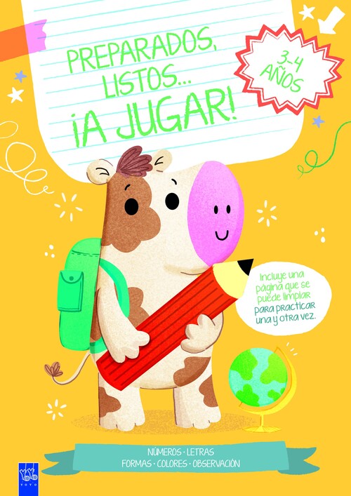 PREPARADOS, LISTOS... �A JUGAR! 3-4 A�OS NARANJA