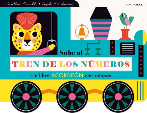 SUBE AL TREN DE LOS NUMEROS. UN LIBRO ACORDEON CON SOLAPAS