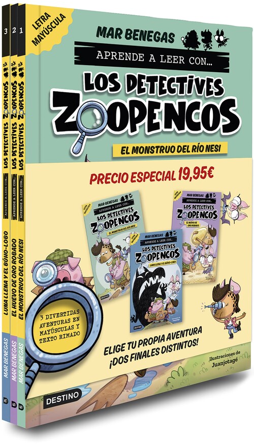 PACK SIMPLE APRENDER A LEER CON... LOS DETECTIVES ZOOPENCOS