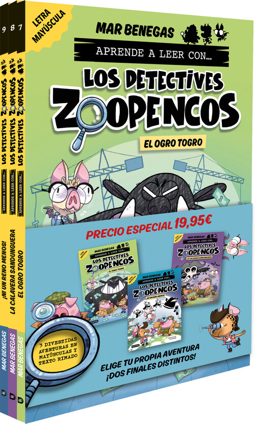 PACK APRENDE A LEER CON... LOS DETECTIVES ZOOPENCOS! 7, 8 Y