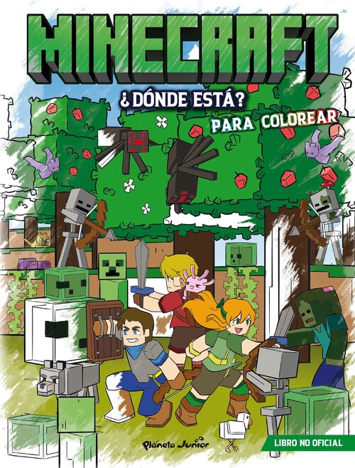 MINECRAFT. DONDE ESTA? PARA COLOREAR