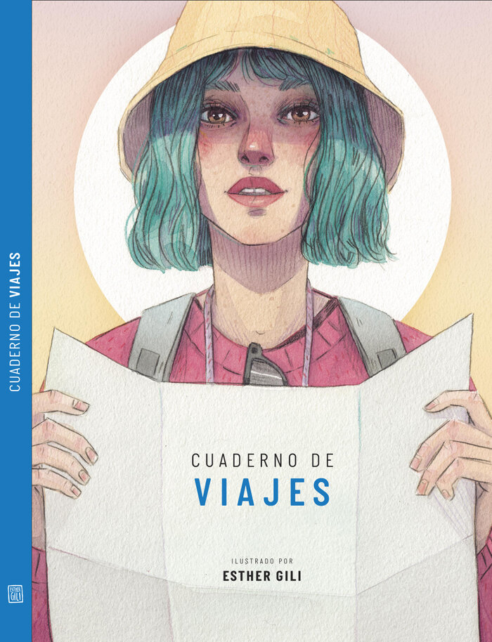CUADERNO DE VIAJES ESTHER GILI 96H 17X24CM + MARCAPAGINAS