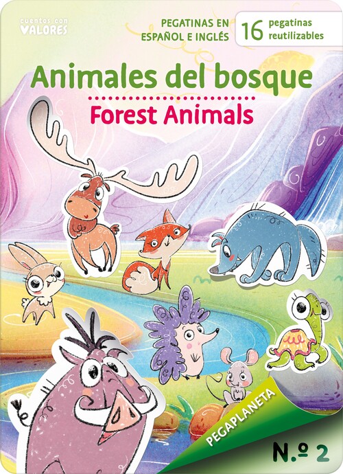 PEGAPLANETA 2. ANIMALES DEL BOSQUE - FOREST ANIMALS