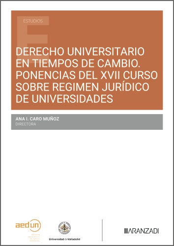 DERECHO UNIVERSITARIO EN TIEMPOS DE CAMBIO PONENCIAS DEL XVI