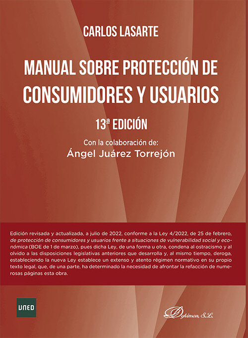MANUAL SOBRE PROTECCION DE CONSUMIDORES Y USUARIOS