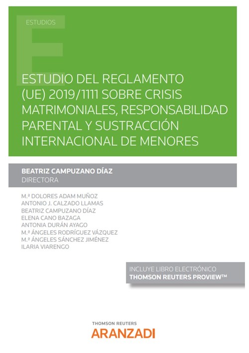 ESTUDIO DEL REGLAMENTO (UE) 2019/1111 SOBRE CRISIS MATRIMONI