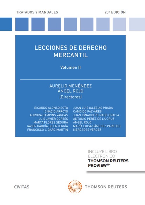 LECCIONES DE DERECHO MERCANTIL VOLUMEN II (PAPEL + E-BOOK)
