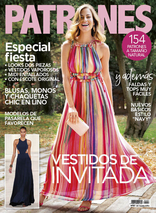 REVISTA PATRONES #457. VESTIDOS DE INVITADA IDEAL PRIMAVERA