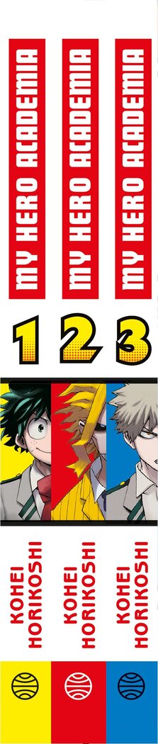 SHONEN STARTER SET MY HERO ACADEMIA N� 1+2+3