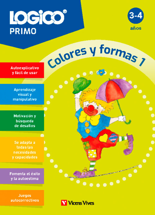 LOGICO PRIMO. COLORES Y FORMAS 1. (3-4 A�OS)