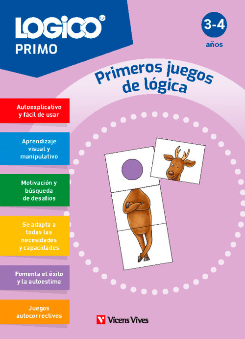 LOGICO PRIMO. PRIMEROS JUEGOS DE LOGICA (3-4 A�OS)