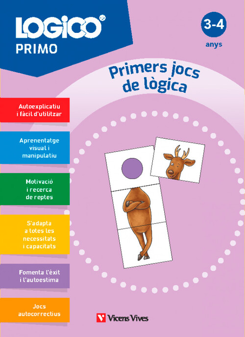 LOGICO PRIMO. PRIMERS JOCS DE LOGICA (3-4 ANYS)