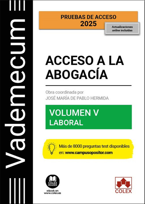 VADEMECUM ACCESO A LA ABOGACIA. VOLUMEN V