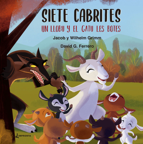 SIETE CABRITES, UN LLOBU Y EL GATU LES BOTES