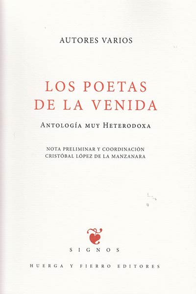 POETAS DE LA VENIDA, LOS