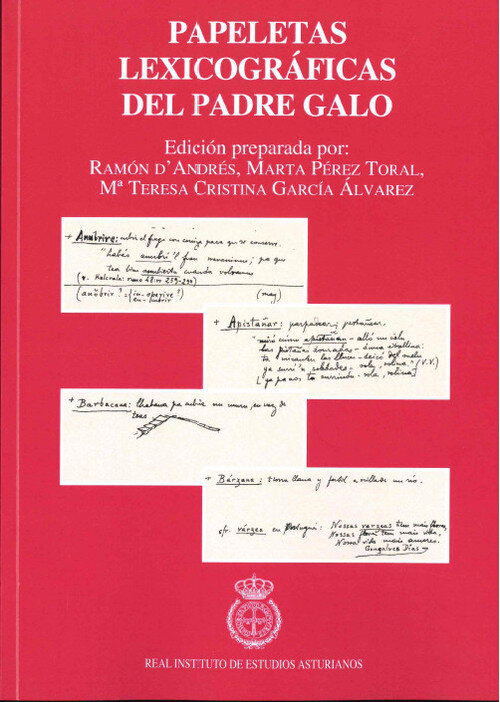 PAPELETAS LEXICOGRAFICAS DEL PADRE GALO