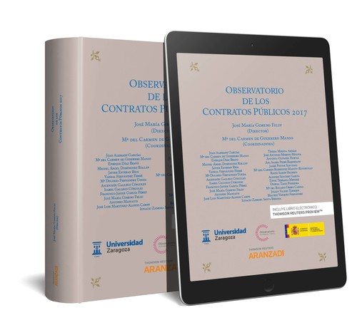 OBSERVATORIO DE LOS CONTRATOS P�BLICOS 2017 (PAPEL + E-BOOK)