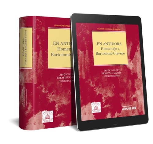 EN ANTIDORA. HOMENAJE A BARTOLOME CLAVERO (PAPEL + E-BOOK)