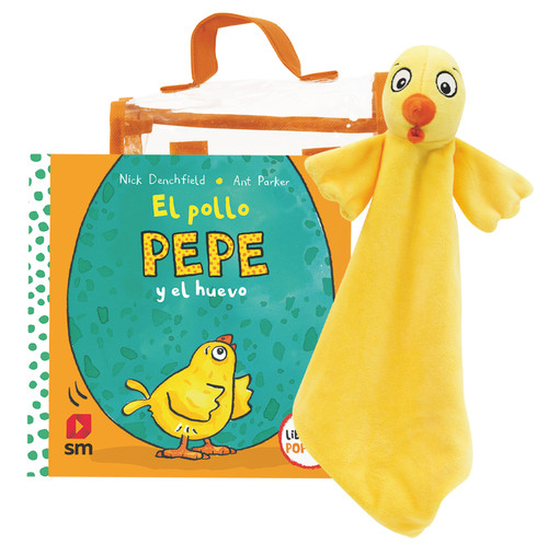 PACK DE EL POLLO PEPE Y EL HUEVO CON DOUDOU