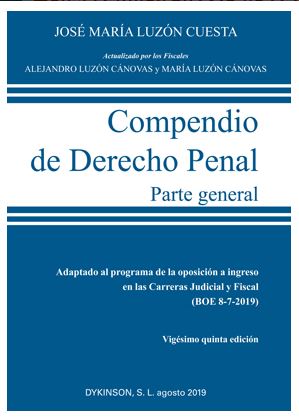 COMPENDIO DE DERECHO PENAL. PARTE GENERAL
