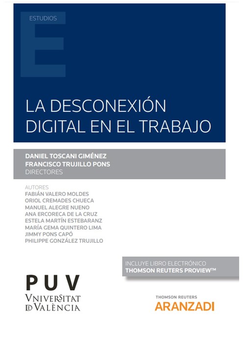 DESCONEXION DIGITAL EN EL TRABAJO (PAPEL + E-BOOK), LA
