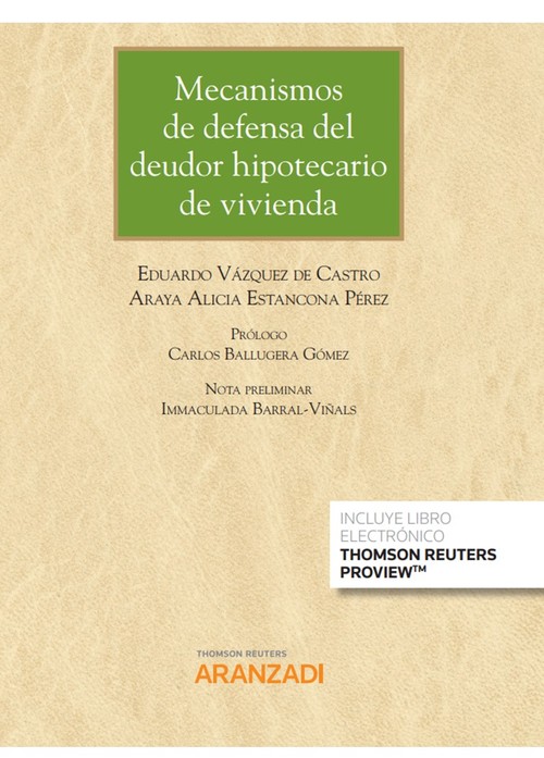MECANISMOS DE DEFENSA DEL DEUDOR HIPOTECARIO DE VIVIENDA (PA
