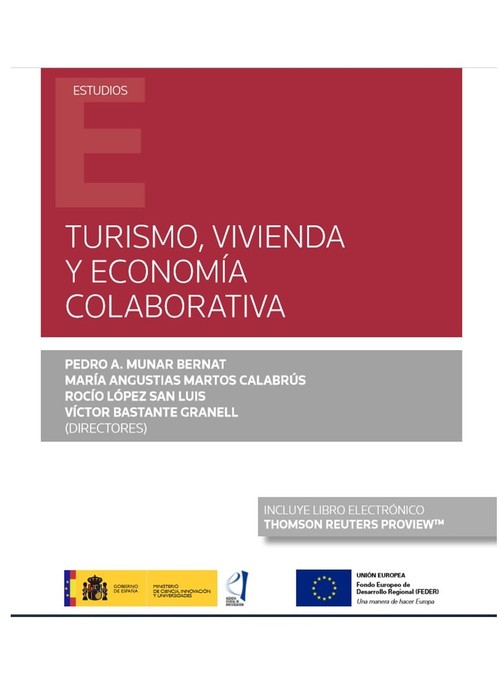 TURISMO, VIVIENDA Y ECONOMIA COLABORATIVA (PAPEL + E-BOOK)