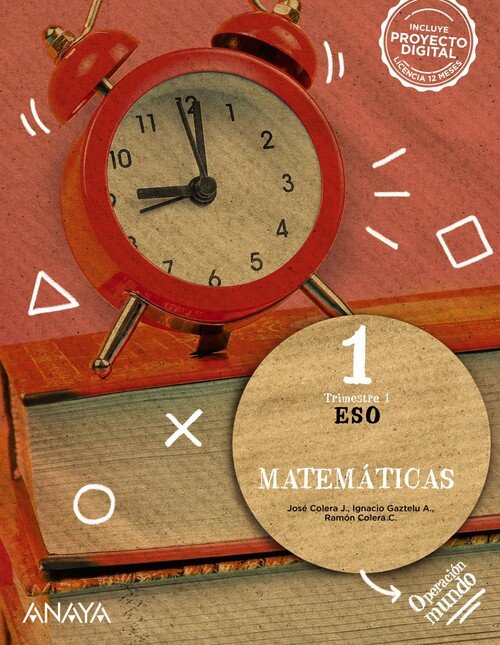 MATEMATICAS 1 ESO 2022 OPERACION MUNDO