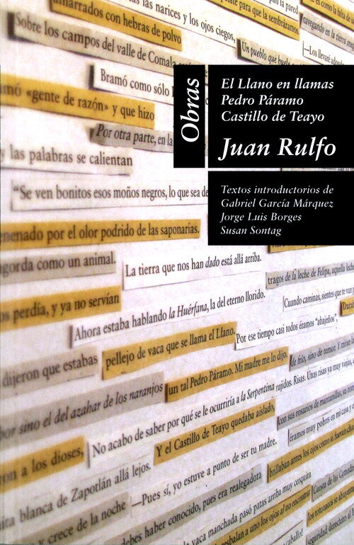JUAN RULFO OBRAS EL LLANO EN LLAMAS PEDRO PARAMO CASTILLO DE