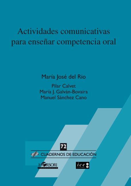 ACTIVIDADES COMUNICATIVAS DE LA COMPETENCIA ORAL