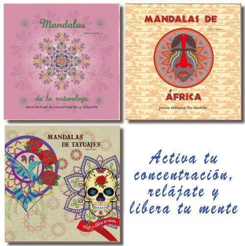 PACK 3 MANDALAS AFRICA NATURALEZA TATUAJES
