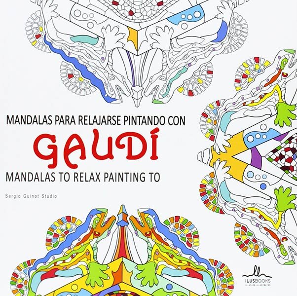 MANDALAS CON GAUDI PARA RELAJARSE PINTANDO