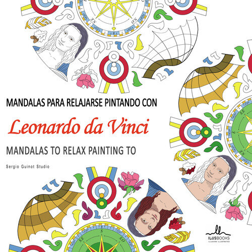 MANDALAS CON LEONARDO DA VINCI PARA RELAJARSE PINTANDO