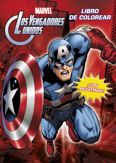 VENGADORES UNIDOS.LIBRO DE COLOREAR