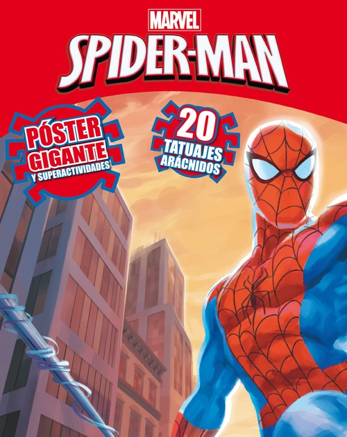 SPIDER-MAN TATUAJES Y POSTER GIGANTE