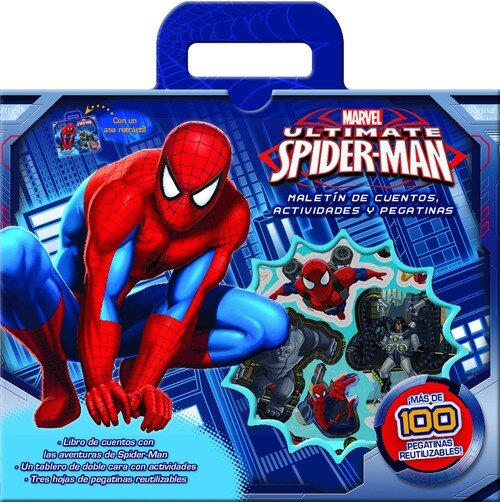 SPIDER-MAN.MALETIN CON CUENTO, ACTIVIDADES Y PEGA