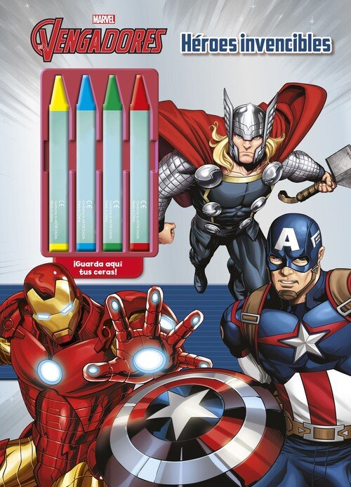 VENGADORES, LOS. HEROES INVENCIBLES. LIBRO COLOREAR CON CER