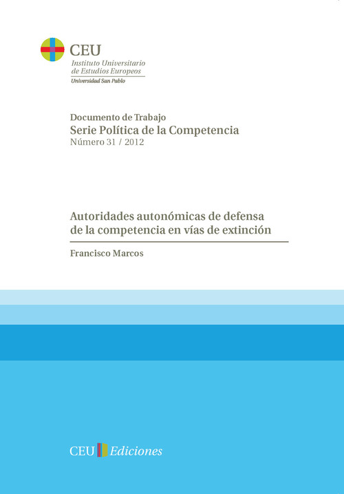 AUTORIDADES AUTONOMICAS DE DEFENSA DE LA COMPETENCIA EN VIAS