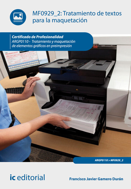 TRATAMIENTO DE TEXTOS PARA LA MAQUETACION. ARGP0110 - TRATAM