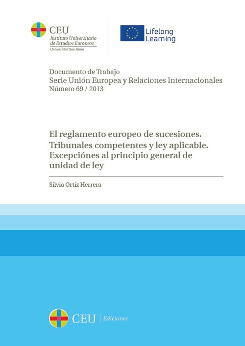 REGLAMENTO EUROPEO DE SUCESIONES. TRIBUNALES COMPETENTES Y L