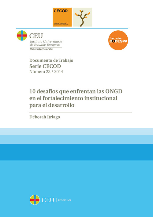 10 DESAFIOS QUE ENFRENTAN LAS ONGD EN EL FORTALECIMIENTO INS
