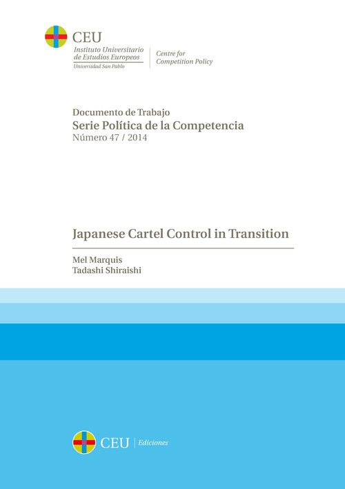 JAPANESE CARTEL CONTROL IN TRANSITION